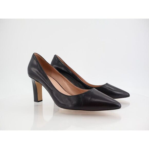 Cole Haan Mylah Pump Black Leather Women 11B Pointed Toe Heel Career - Picture 2 of 11